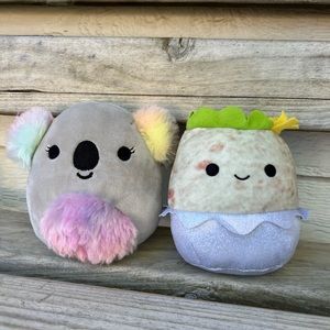 Squishmallow bundle koala and‎ burrito